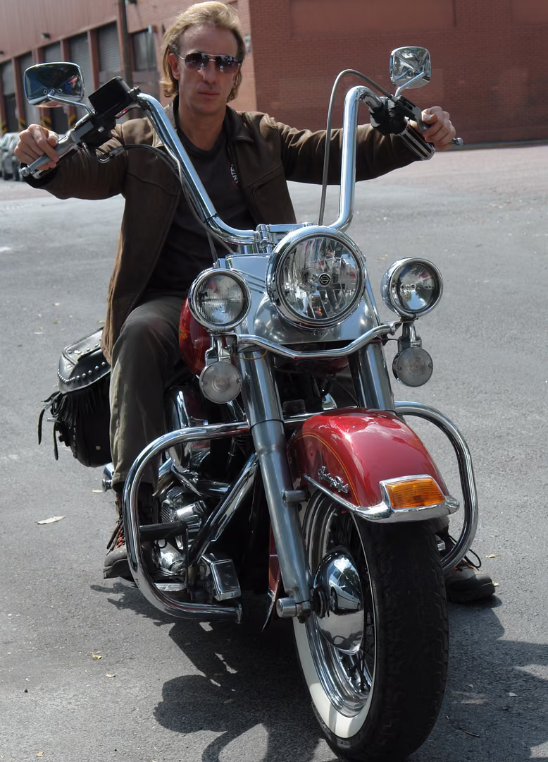 Benny Corral en el set